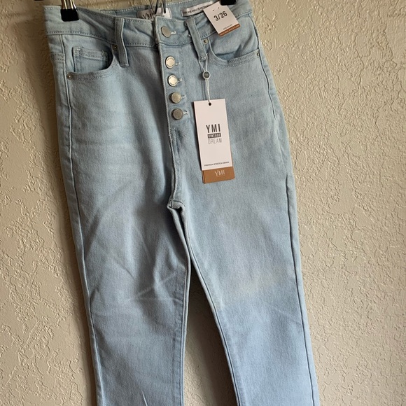 YMI high rise ankle flare jean - Picture 2 of 4